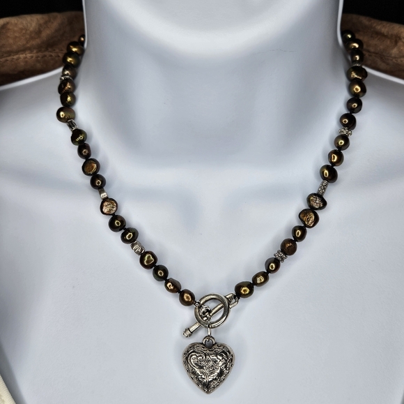 Younique Jewelry Genuine Fresh Water Pearl And Sterling Silver